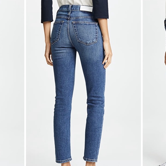 RE/DONE
High Rise Ankle Crop Jeans - Picture 2 of 15
